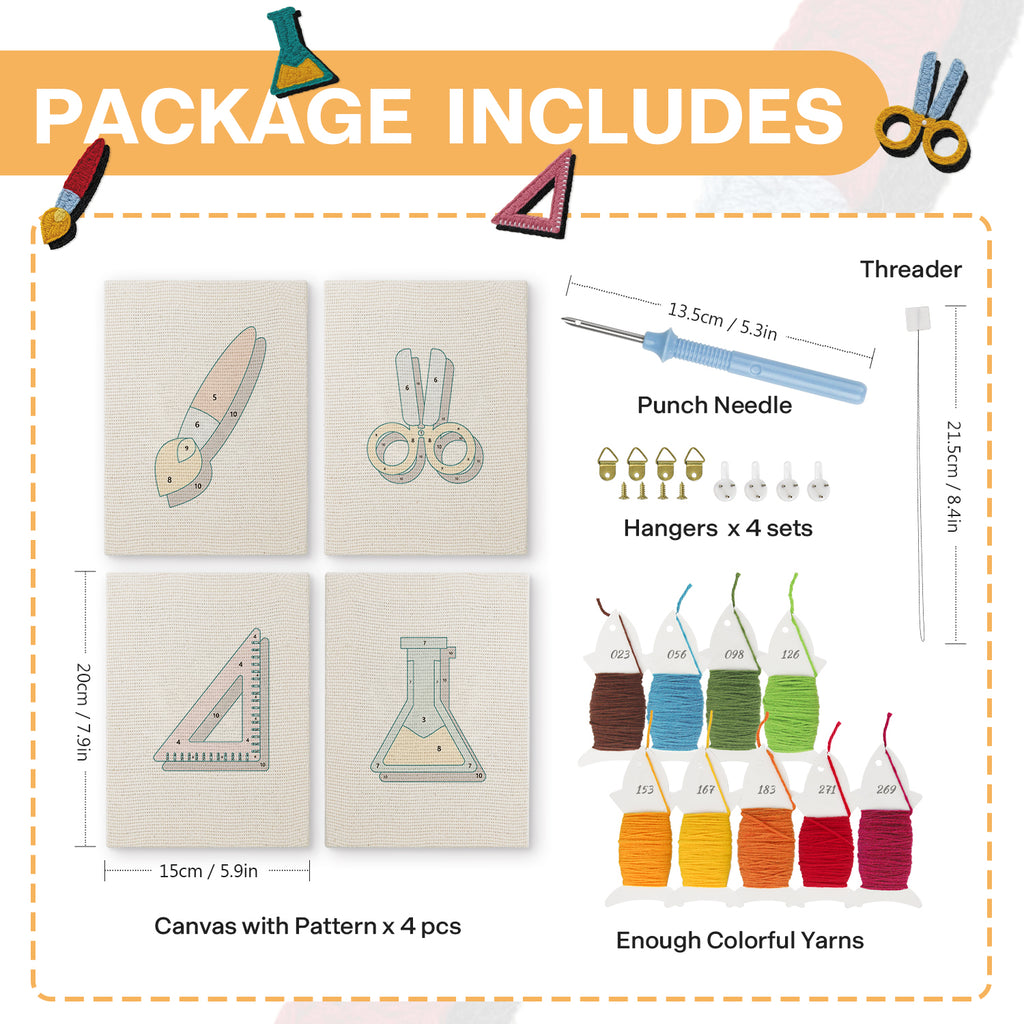 Stationery & Tools 11 | Mini Punch Needle Kit