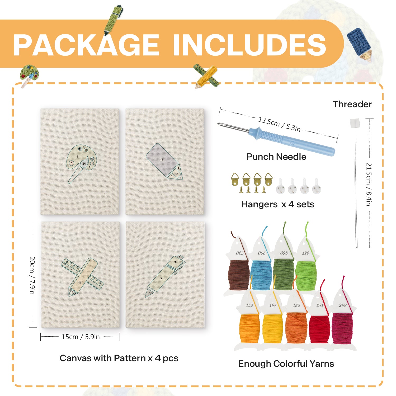 Stationery & Tools 4 | Mini Punch Needle Kit