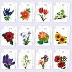 2026 Paint by Numbers desk Calendar | Flowers Edition