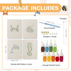 Sea Animals 3 | Mini Punch Needle Kit