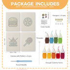 Fast Food 3 | Mini Punch Needle Kit