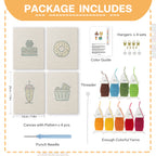 Snacks & Desserts 10 | Mini Punch Needle Kit