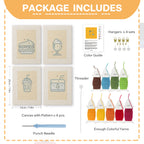 Snacks & Desserts 4 | Mini Punch Needle Kit