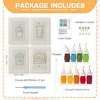 Snacks & Desserts 17 | Mini Punch Needle Kit