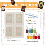 Fruits & Vegetables 11 | Mini Punch Needle Kit