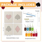 Playing Cards 1 | Mini Punch Needle Kit