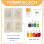 Fast Food 11 | Mini Punch Needle Kit