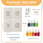 Fast Food 8 | Mini Punch Needle Kit