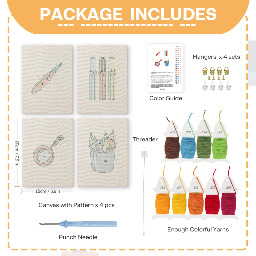 Stationery & Tools 8 | Mini Punch Needle Kit