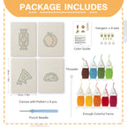 Fast Food 9 | Mini Punch Needle Kit