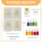 Snacks & Desserts 23 | Mini Punch Needle Kit