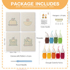 Snacks & Desserts 6 | Mini Punch Needle Kit