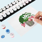 5 Postcards – Houseplants Set | Paint by Number