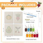 Fruits & Vegetables 12 | Mini Punch Needle Kit