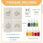 Snacks & Desserts 19 | Mini Punch Needle Kit