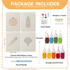 Fruits & Vegetables 38 | Mini Punch Needle Kit