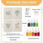 Potted Plants 4 | Mini Punch Needle Kit