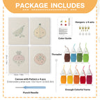 Fruits & Vegetables 24 | Mini Punch Needle Kit
