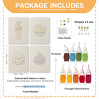 Fruits & Vegetables 33 | Mini Punch Needle Kit