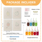 Fruits & Vegetables 19 | Mini Punch Needle Kit