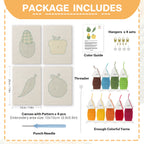 Fruits & Vegetables 14 | Mini Punch Needle Kit