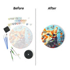 Painting by Numbers Clock – Beautiful Cat