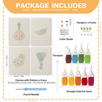 Fruits & Vegetables 21 | Mini Punch Needle Kit