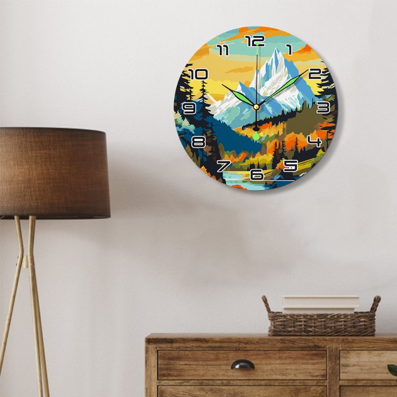 Painting by Numbers Clock – Gorgeous Landscape