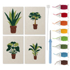 Potted Plants 5 | Mini Punch Needle Kit
