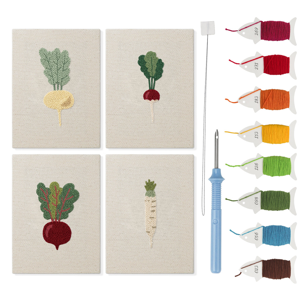 Fruits & Vegetables 39 | Mini Punch Needle Kit