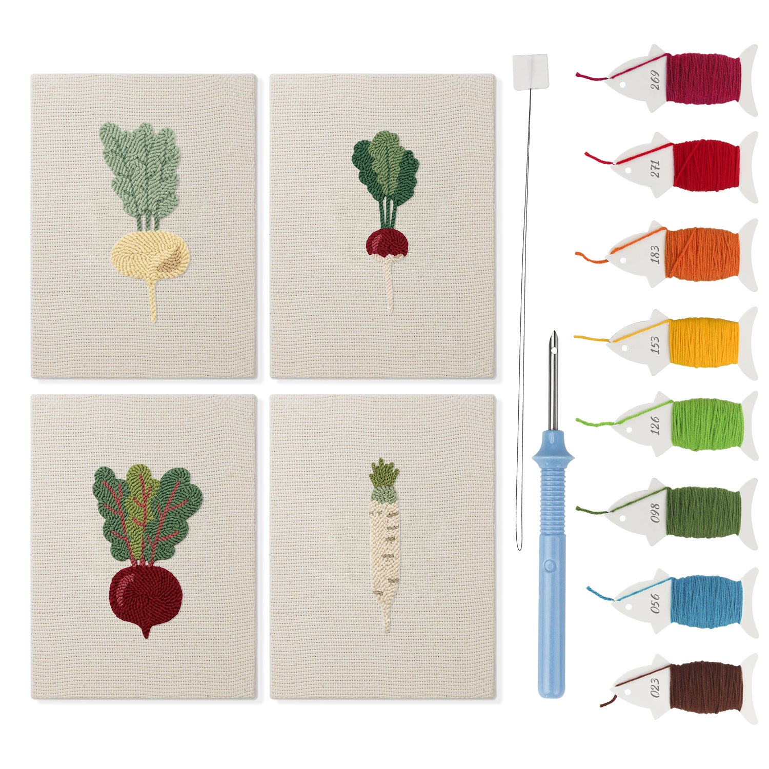 Fruits & Vegetables 39 | Mini Punch Needle Kit