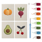 Fruits & Vegetables 12 | Mini Punch Needle Kit