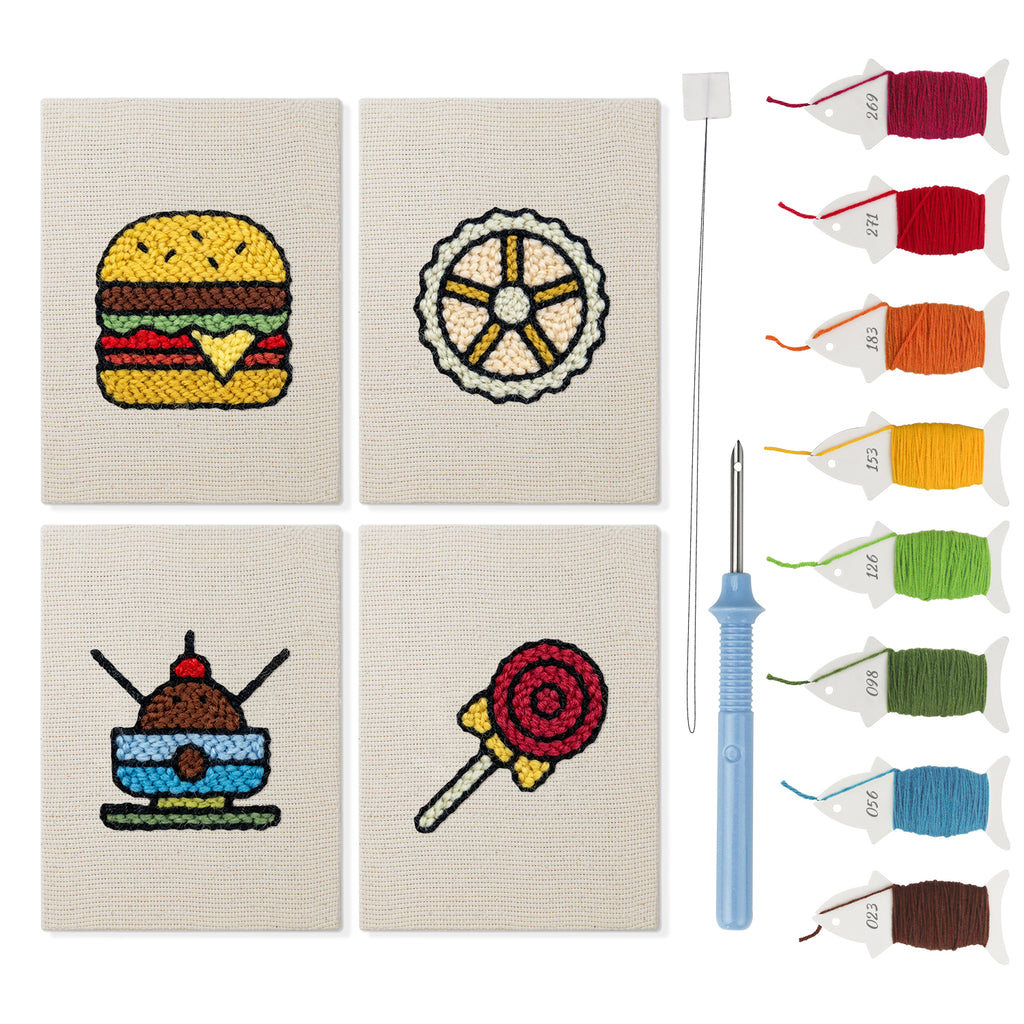Fast Food 3 | Mini Punch Needle Kit