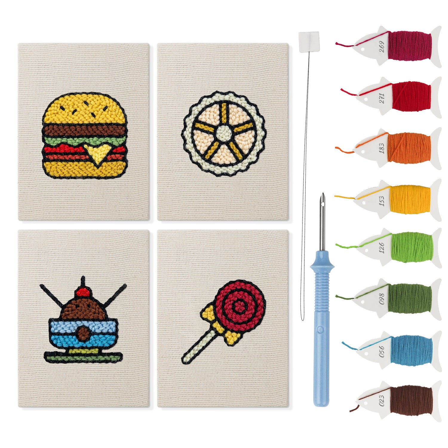 Fast Food 3 | Mini Punch Needle Kit
