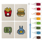 Fast Food 4 | Mini Punch Needle Kit