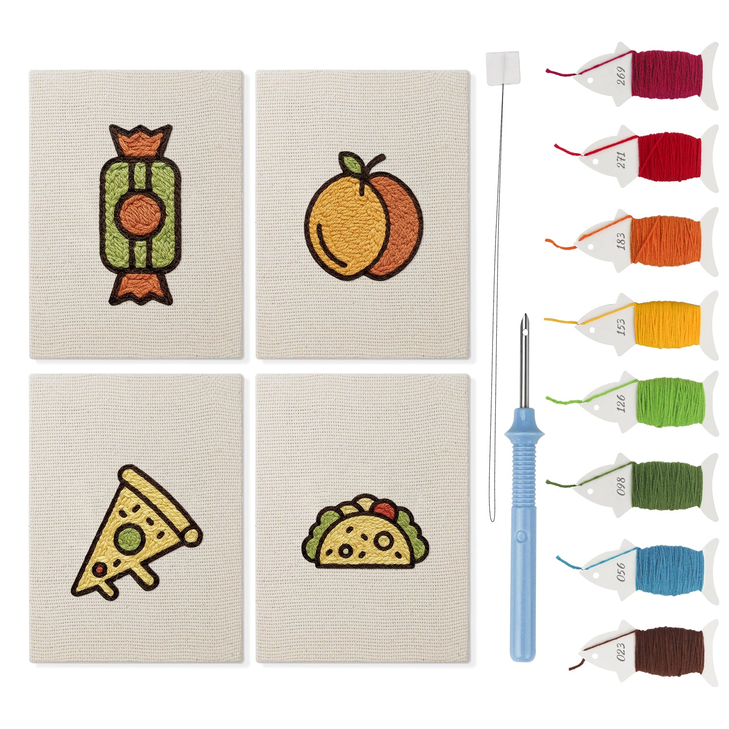 Fast Food 9 | Mini Punch Needle Kit