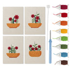 Floral Plants 1 | Mini Punch Needle Kit