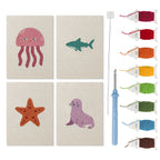 Sea Animals 8 | Mini Punch Needle Kit