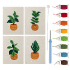 Potted Plants 3 | Mini Punch Needle Kit
