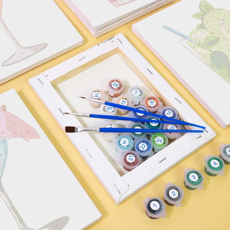 6 Mini Paintings - Summer Cocktail Set