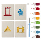 Travel & Landmarks 1 | Mini Punch Needle Kit