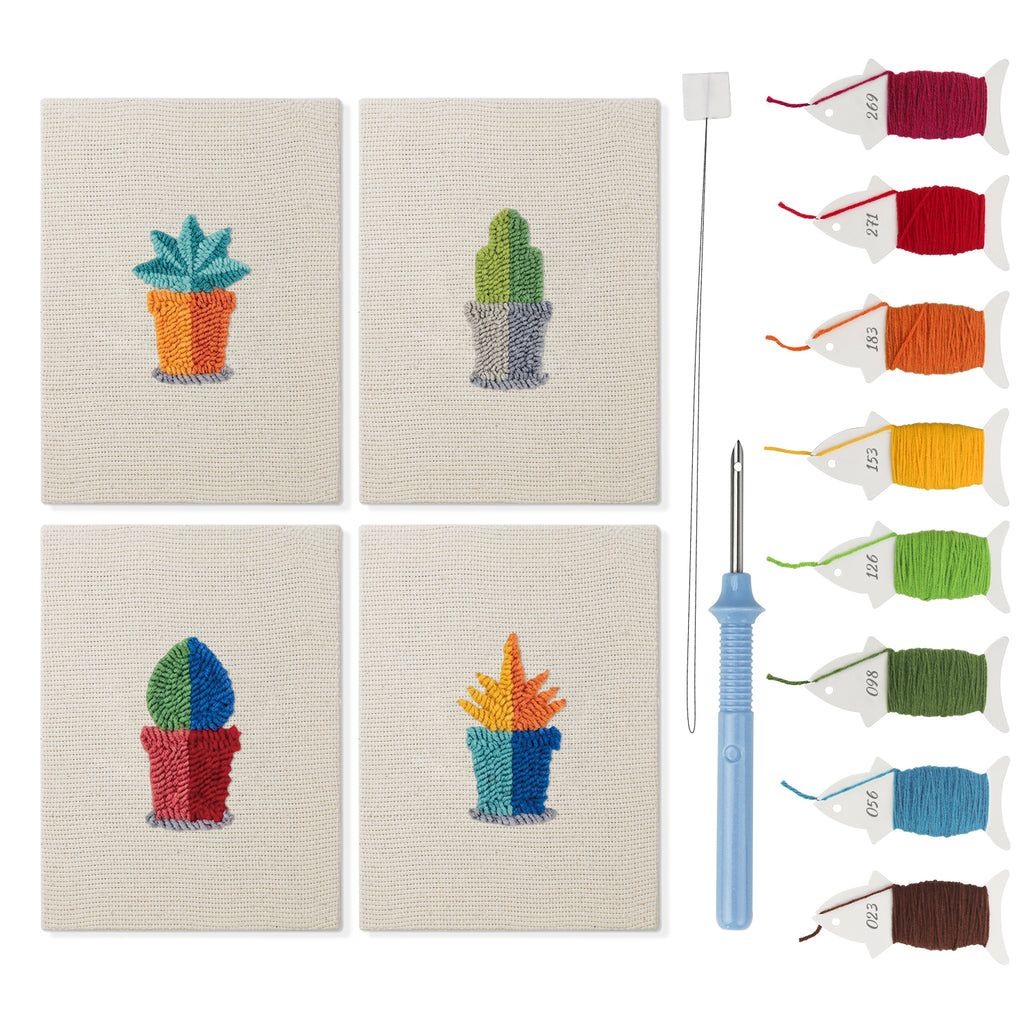 Cactus & Succulents 5 | Mini Punch Needle Kit