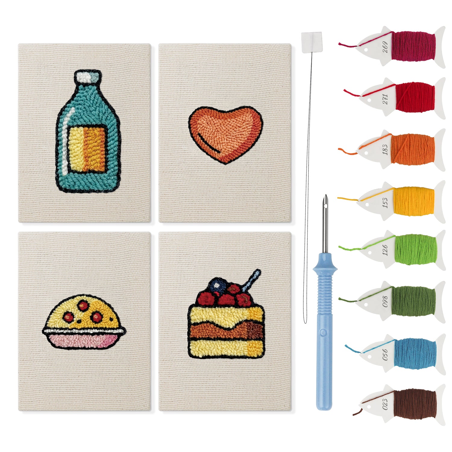 Snacks & Desserts 28 | Mini Punch Needle Kit