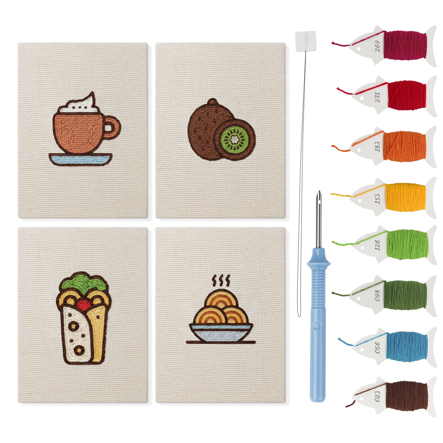 Snacks & Desserts 13 | Mini Punch Needle Kit