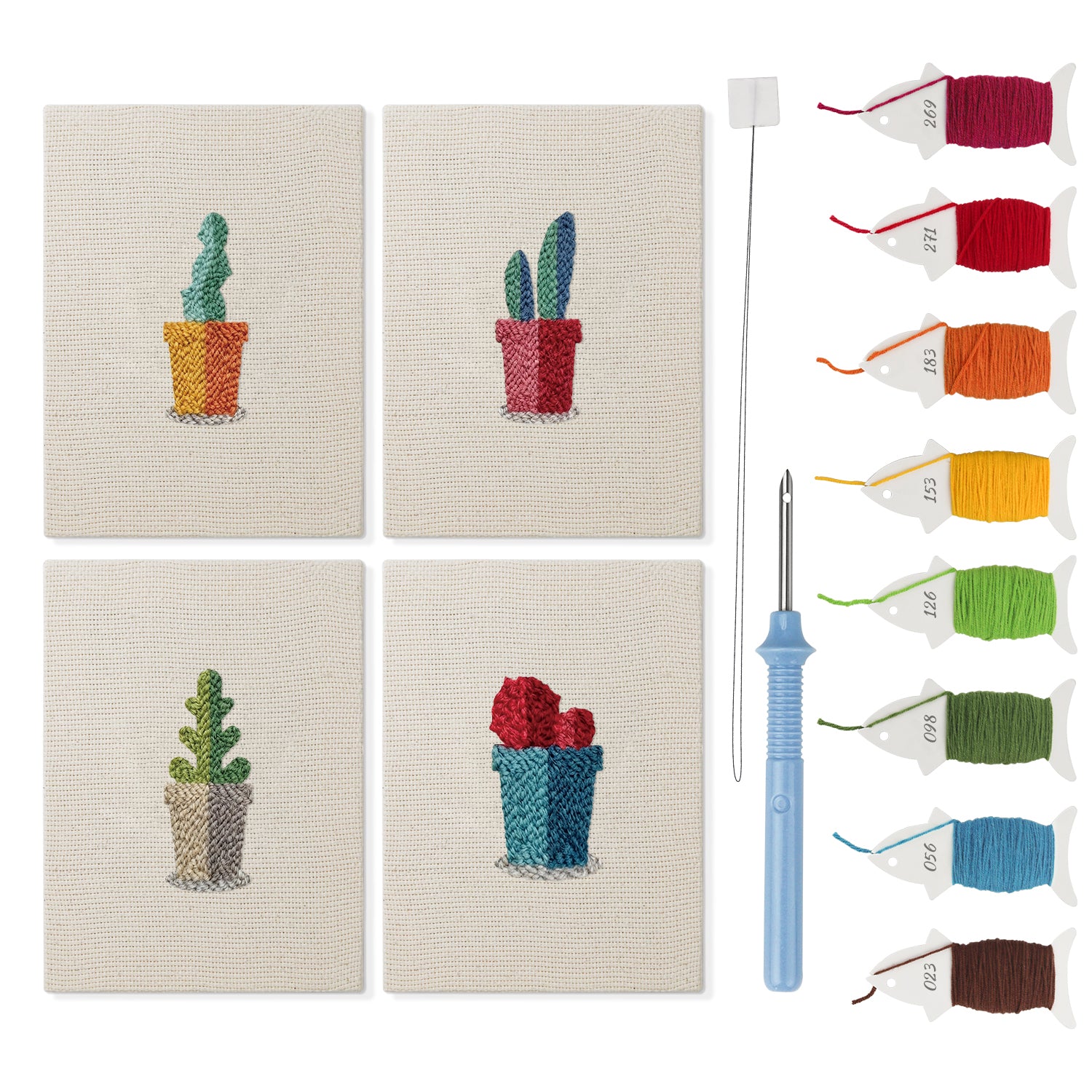 Cactus & Succulents 2 | Mini Punch Needle Kit