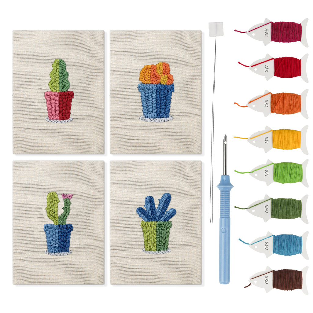 Cactus & Succulents 7 | Mini Punch Needle Kit