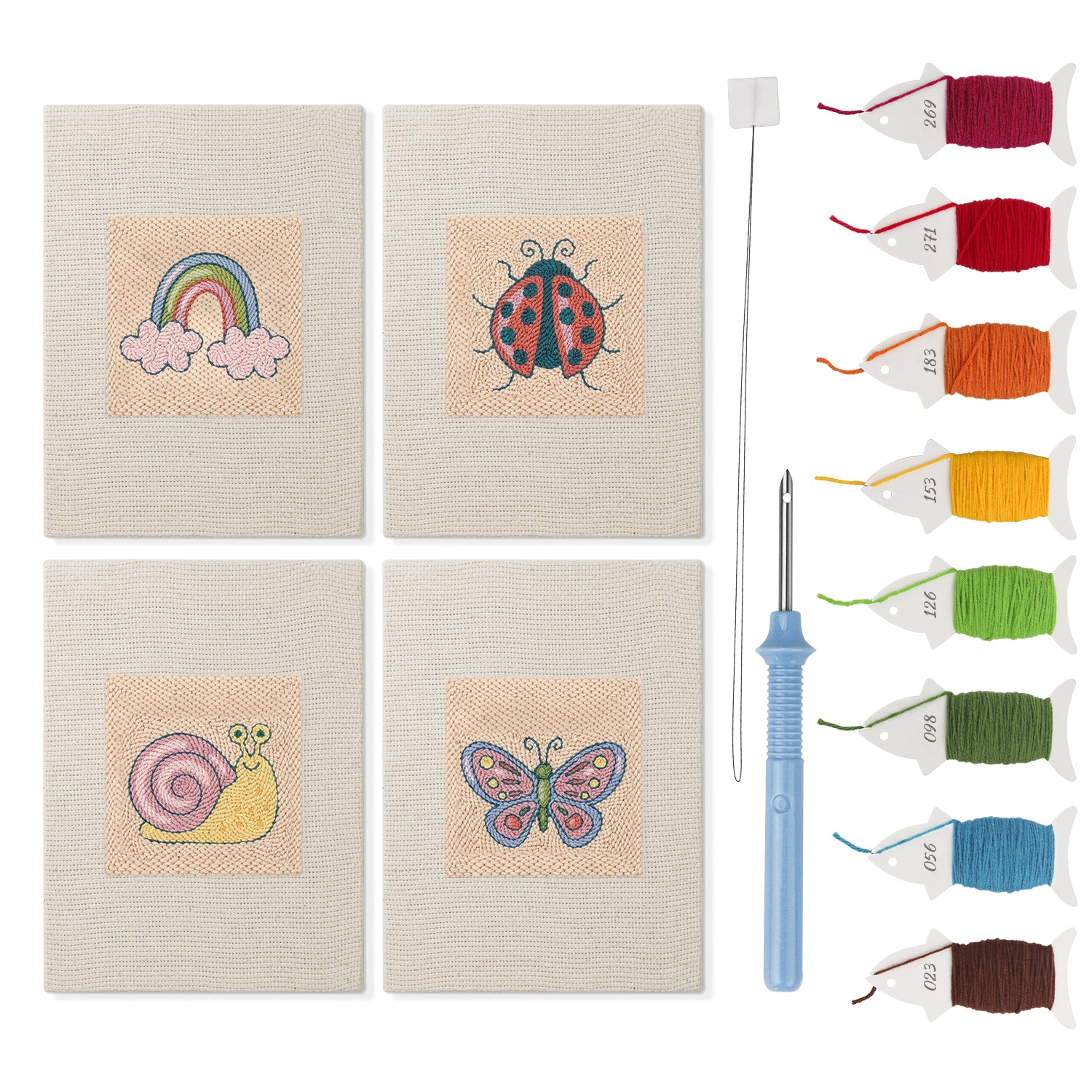 Animals & Nature 1 | Mini Punch Needle Kit