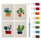 Potted Plants 1 | Mini Punch Needle Kit