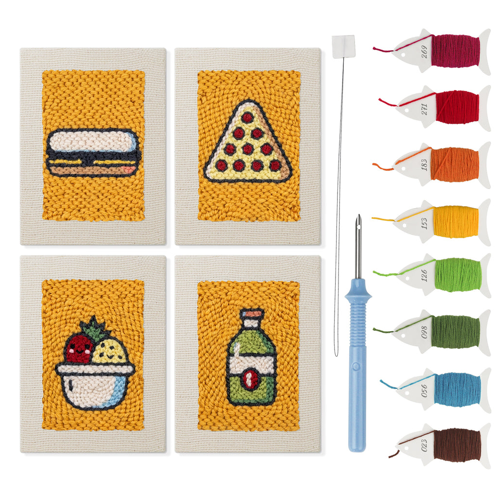 Snacks & Desserts 23 | Mini Punch Needle Kit