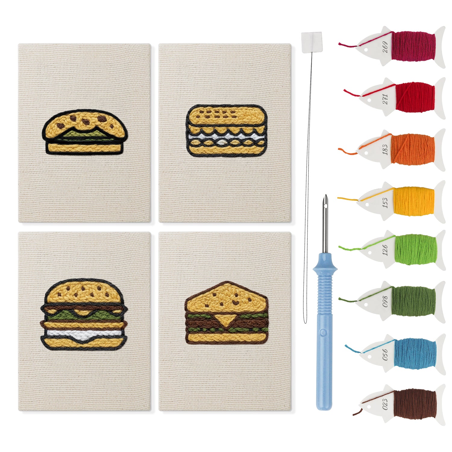 Fast Food 7 | Mini Punch Needle Kit